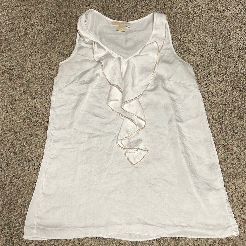 Michael kors ruffle top